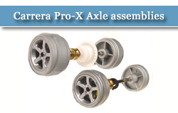 Carrera Pro-X Axle assemblies